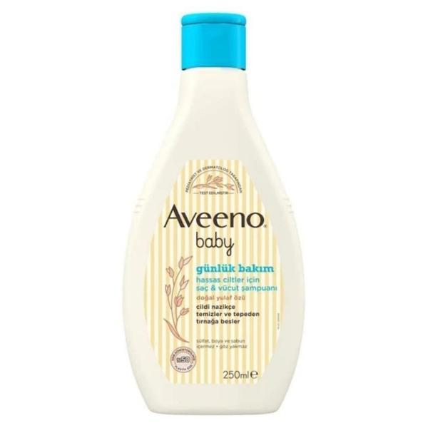 Aveeno Bebek Günlük Bakım Saç ve Vücut Şampuanı 250ml - Image 1