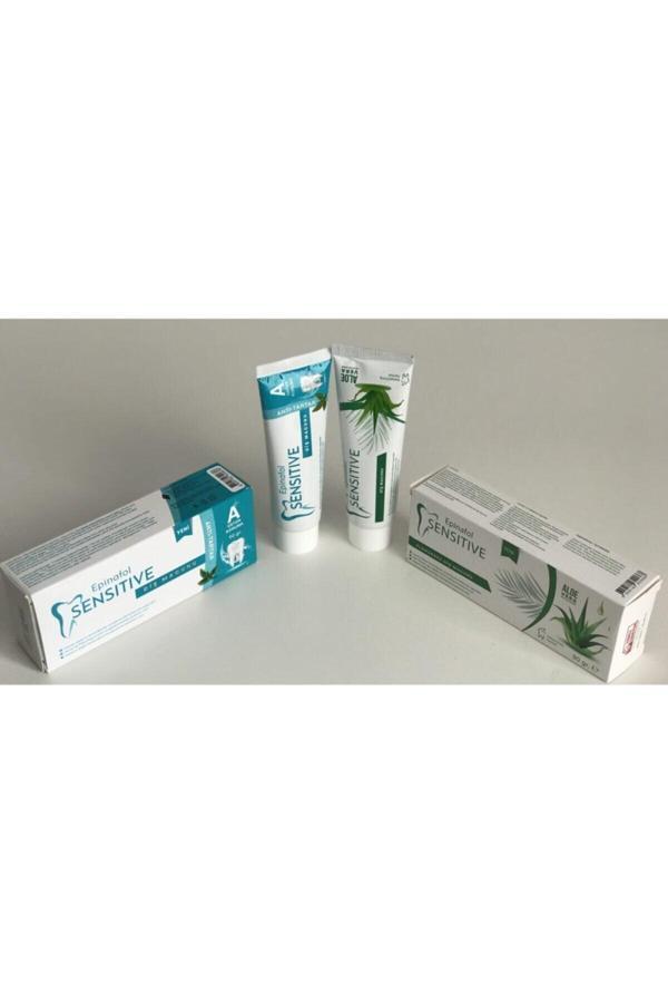 Epinafol Sensitive Diş Macunu Epinafol 2'Li Set 1Aloe Vera + 1 Anti Tartar - Image 1
