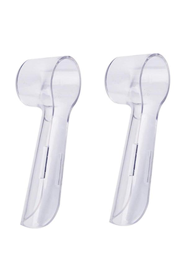 Orident Oral-B Uyumlu Şarjlı Diş Fırçası Ve Elektrikli Diş Fırçası Başlıkları Için Koruma Kapağı 2 Adet - Image 1