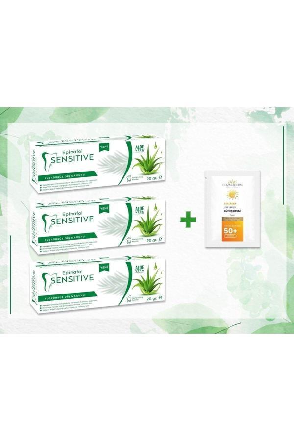 Epinafol Sensitive Aloe Vera Flörürsüz 3 Adet - Image 1