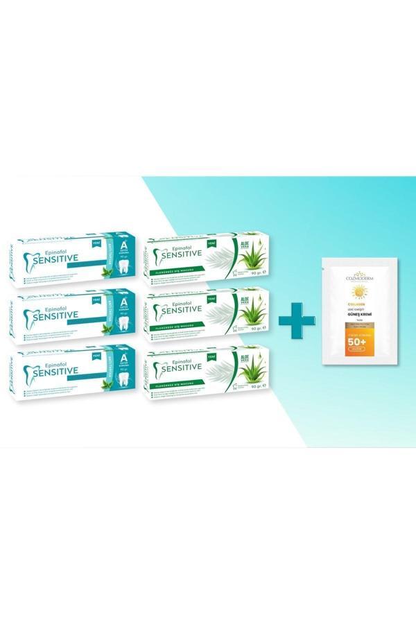 Epinafol Sensitive Karma Set 6'Lı Cozmoderm Güneş Kremi Hediyeli - Image 1