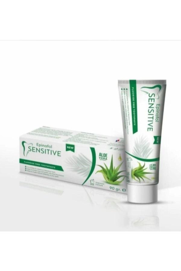 Epinafol Sensitive Diş Macunu Florürsüz Sensitive Aloe-Vera Özlü 90 Gr - Image 1