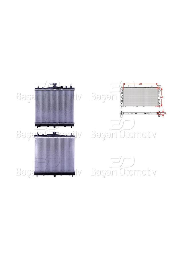 21410-AX200-WISCO NISSAN MICRA 3 (K12) 1.2-1.4 03-10 SU RADYATORU BRAZING MT 380X448X16 - Image 1