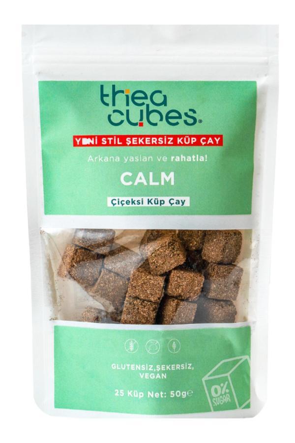 Tanla Baba Thea Cubes Calm Rahatlatıcı Şekersiz Küp Çay 25 Küp 50 Gr Çiçeksi Rahatlatıcı Bitki Çayı Vegan - Image 1