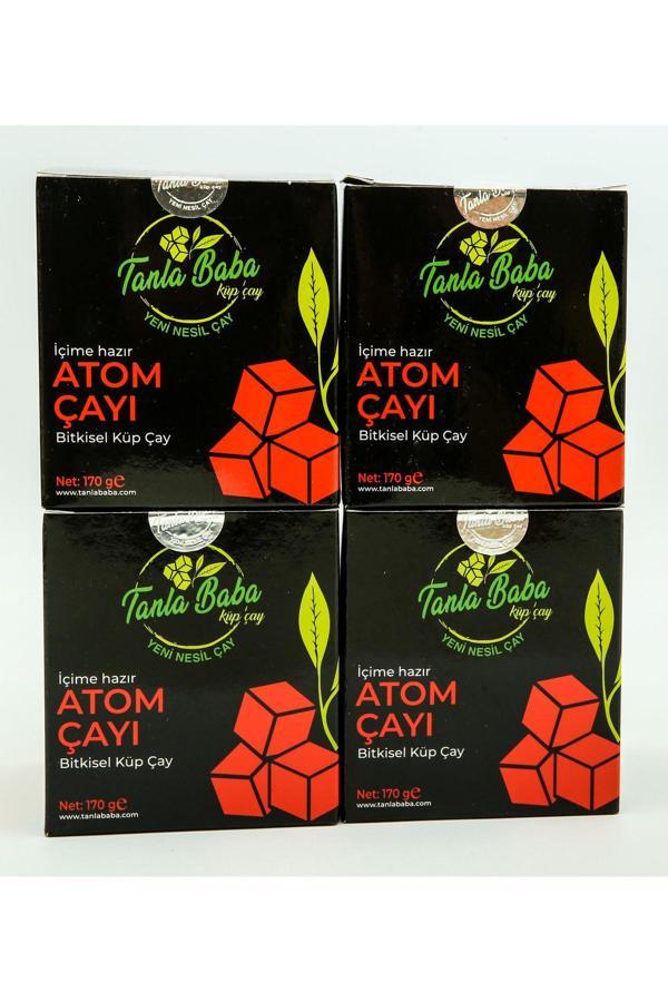 Tanla Baba Atom Çayı 170Gr Doğal Bitkisel Çay Glutensiz Vegan 4'Lü Paket Atom Çayı Küp Çay - Image 1