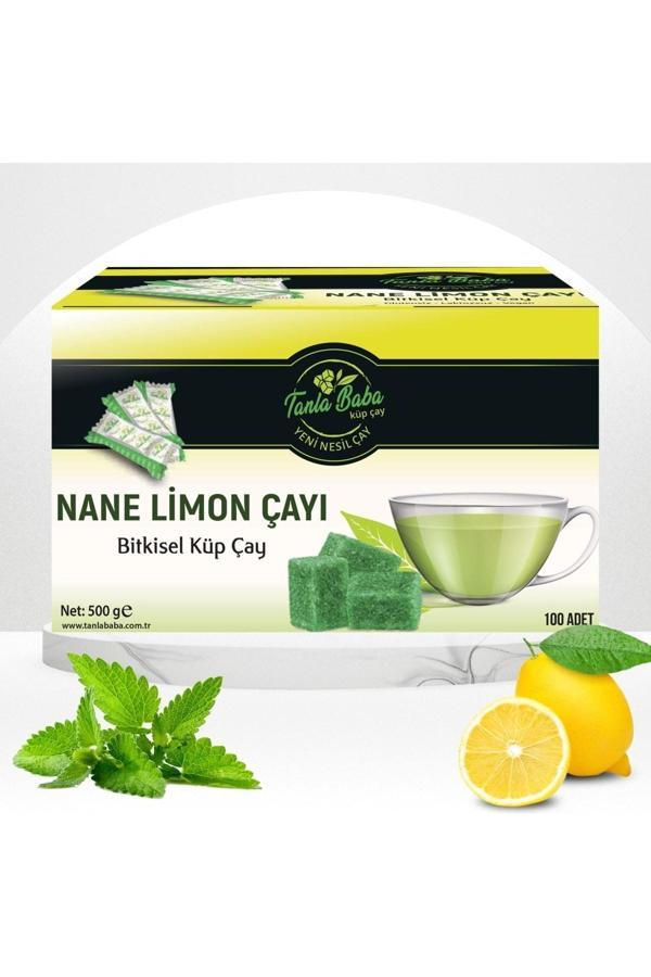 Tanla Baba Sargılı Nane Limon Bitki Çayı 500 Gr Küp Çay Bitkisel Çay Doğal Çay - Image 1
