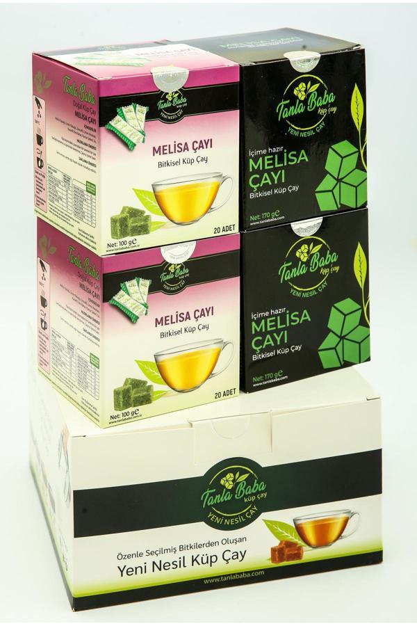 Tanla Baba Sargılı Melisa Çayı 100 Gr Melisa Çayı 170 Gr 4'Lü Paket Melisa Çay Küp Çay - Image 1
