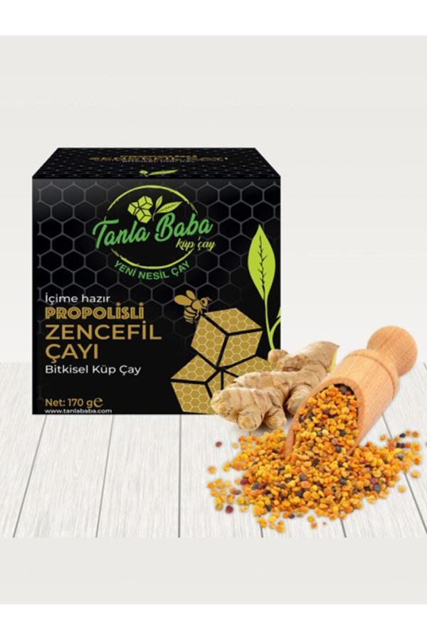 Tanla Baba Propolisli Zencefil Bitki Çayı 170 Gr Doğal Çay Bitkisel Çay Bitki Çayı Küp Çay - Image 1