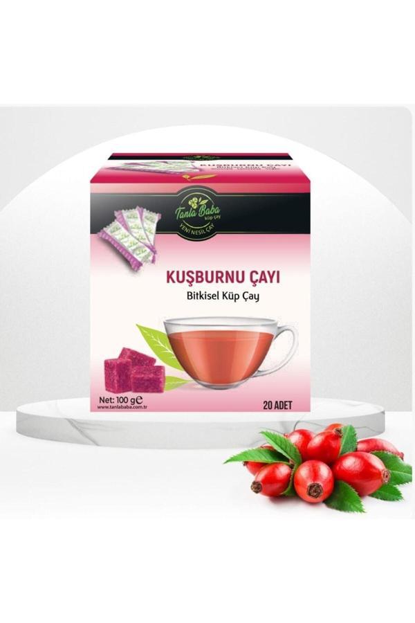 Tanla Baba Sargılı Kuşburnu Bitki Çayı 100 Gr (20 Adet) Doğal Çay Bitkisel Çay Bitki Çayı Küp Çay - Image 1