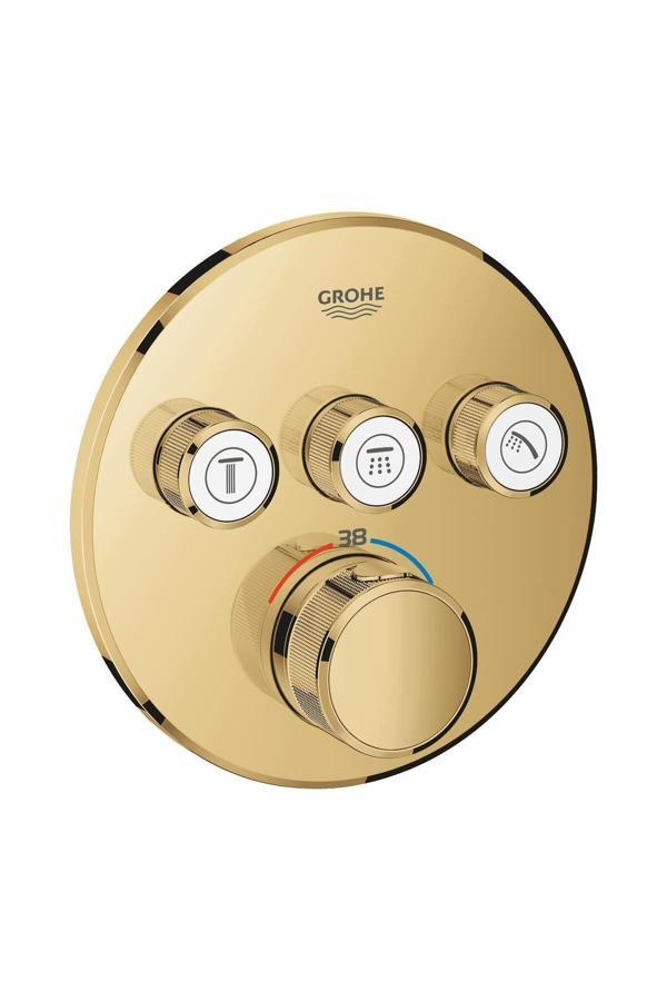 Grohtherm Smartcontrol Üç Valfli Akış Kontrollü, Ankastre Termostatik Duş Bataryası - 29121gl0 - Image 1
