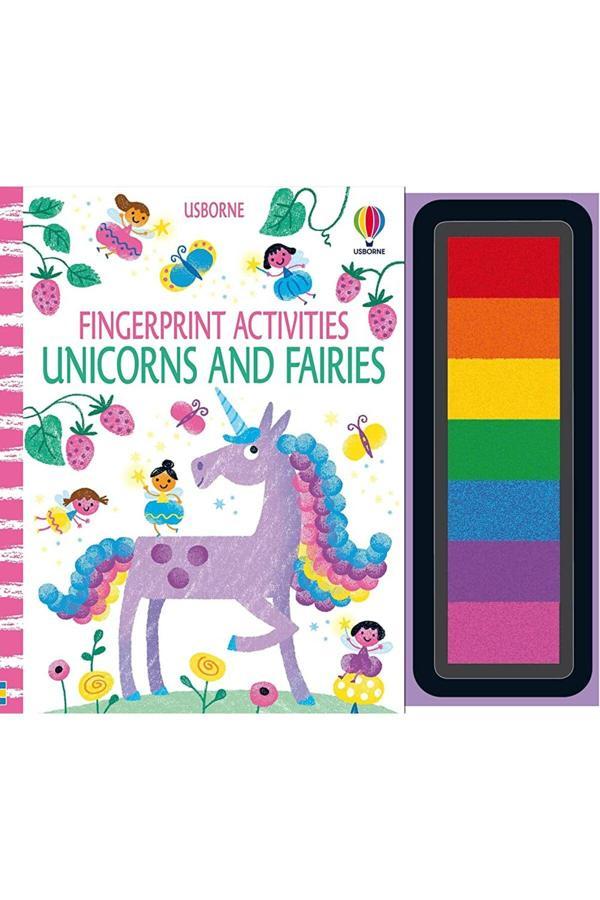 Usborne Fingerprint Activities: Unicorns And Fairies - Image 1