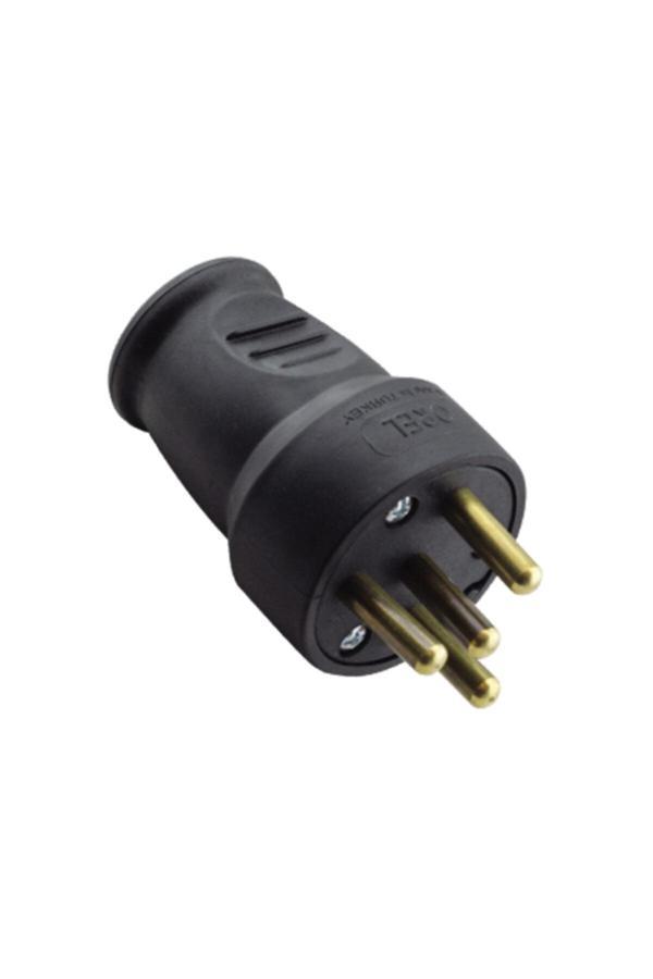 Orel Kauçuk 3X25 Amper Trifaze Erkek Fiş - 380 Volt - Or2201 - Image 1