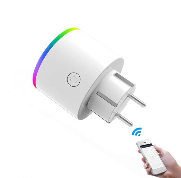 Fulltech Fsm2 Rgb Ledli 3680W Akıllı Wi-Fi Kontrollü Priz - Image 1