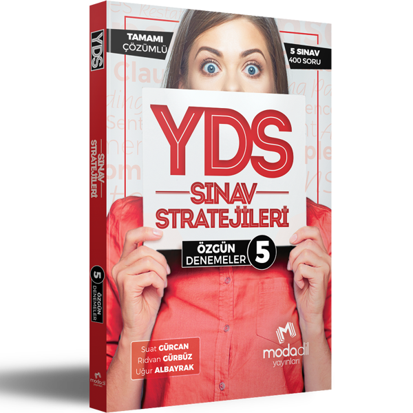 Modadil YDS Sınav Stratejileri 5 - 5 Özgün Deneme Modadil Yayınları - Modadil Yayınları - Image 1