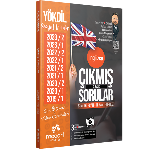 Modadil YÖKDİL Sosyal  İngilizce Çıkmış Sorular - Video Çözümlü Modadil Yayınları - Modadil Yayınları - Image 1