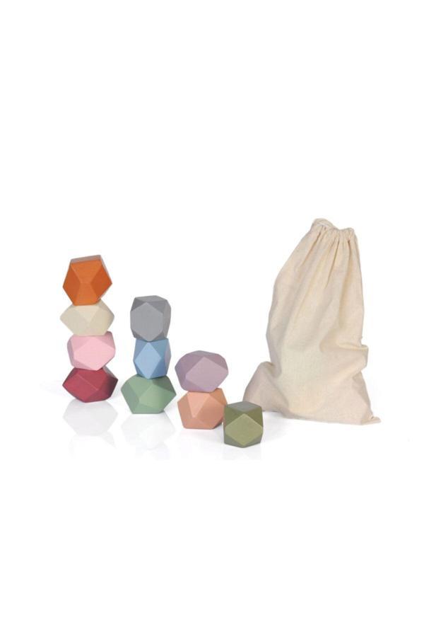 Tiny Wood 10 Lu Ahşap Denge Taşları - Image 1