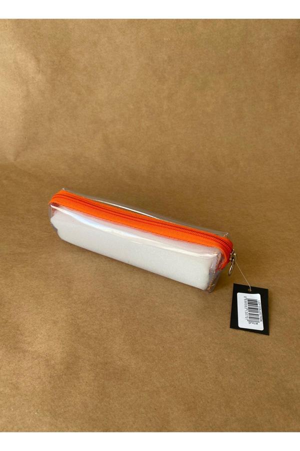 Tiny Wood İLkğretim Kalem Çantası Şeffaf Tek Gözlü Kalemlik - Image 1