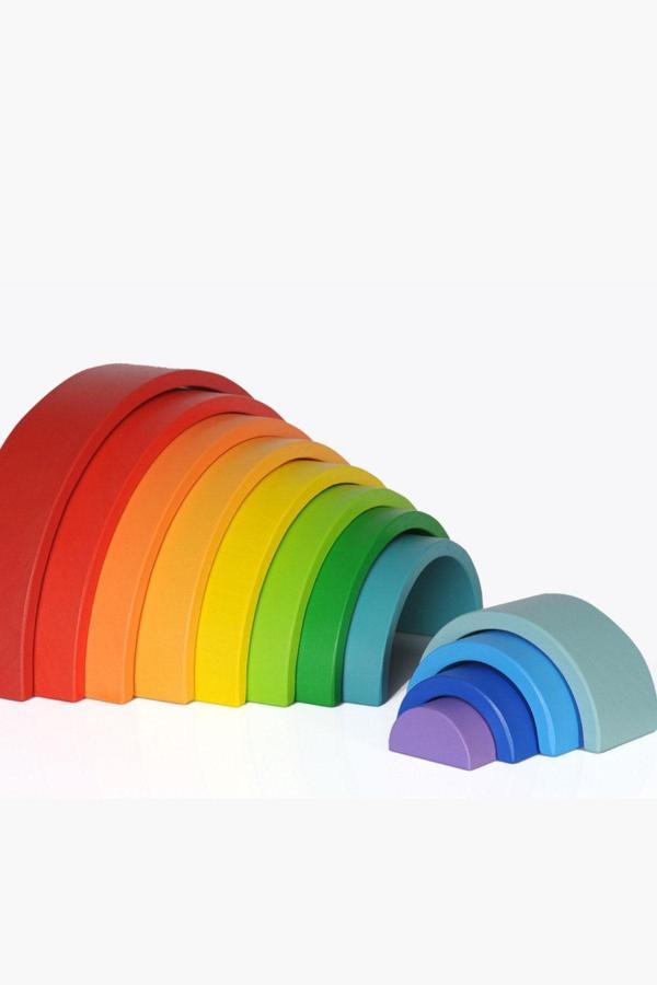 Tiny Wood Waldorf Gökuşağı 12 Li Eğitsel Ahşap Oyuncak Ekolojik Oyuncak Büyük Boy - Image 1