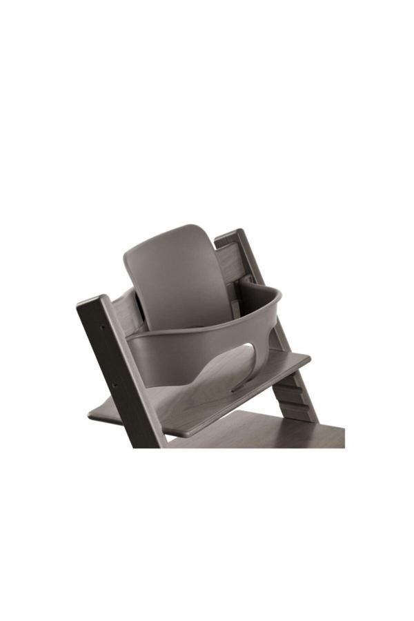 Stokke Tripp Trapp Ahşap Mama Sandalyesi Babyset Hazy Grey - Image 1