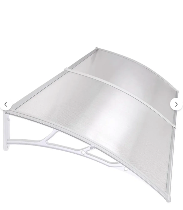 Kapı Üstü Pratik Sundurma 240 X 100 cm Beyaz - Image 1