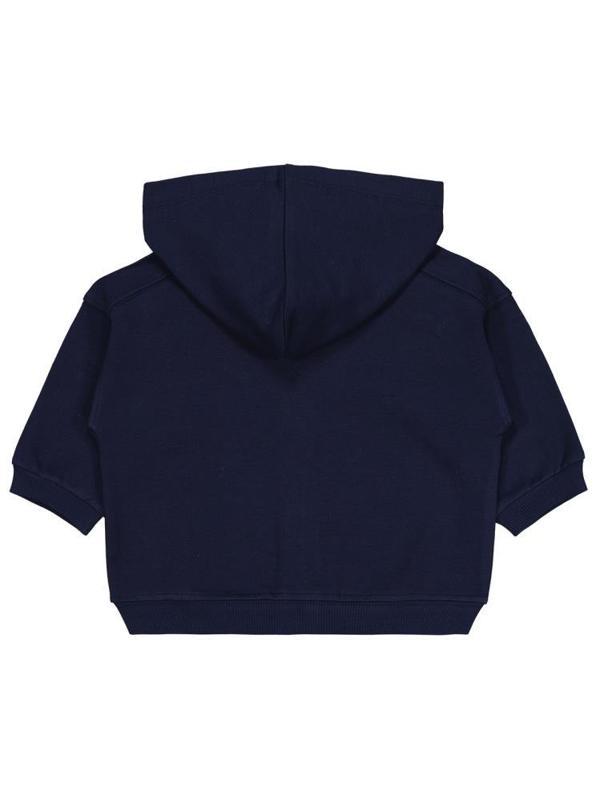 Civil Baby Civil Basic Timeless Kapüşonlu 6-18 Ay Hırka - Lacivert6-9 Ay - Image 1
