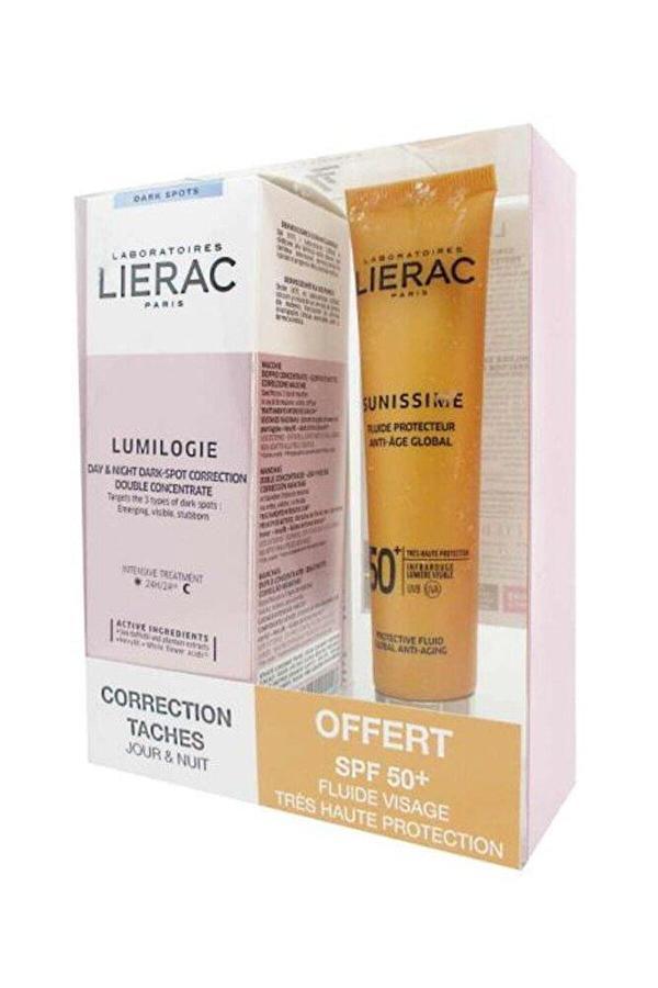 SUNISSIME SPF50 FLUID + LUMILOGIE DOUBLE CONCENTRATE KOFRE - Image 1