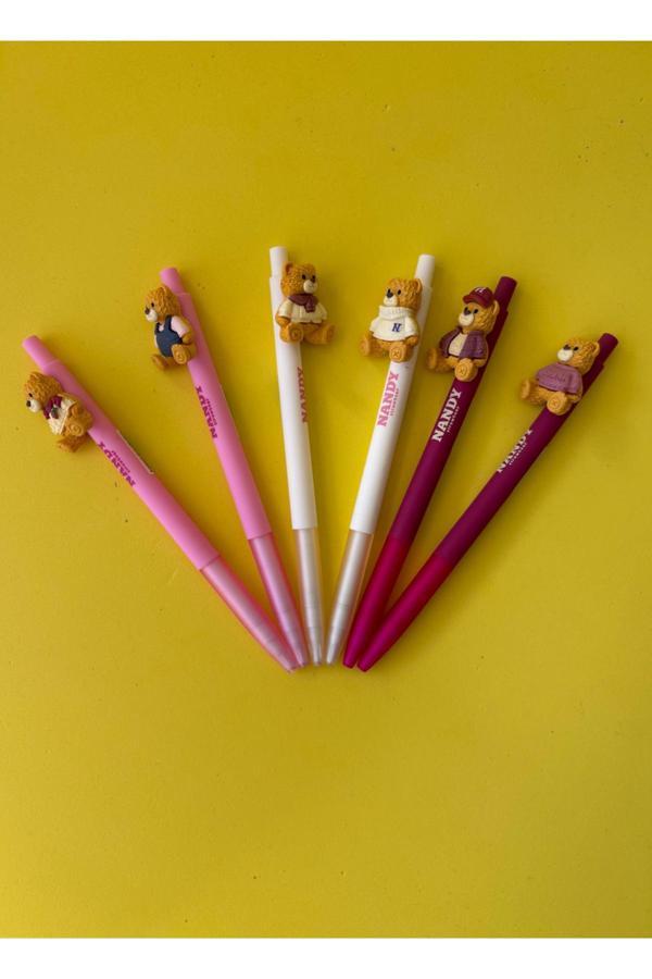 Tiny Wood Strawbear 0.7 Uçlu Sevimli Ayıcık Figürlü Versatil Kalem | 1 Adet Gönderim - Image 1