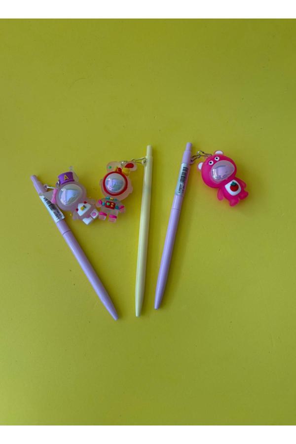 Tiny Wood Işıklı Figürlü 0.7 Uçlu Versatil Kalem | 1 Adet | Eğlenceli Süslemeli - Image 1