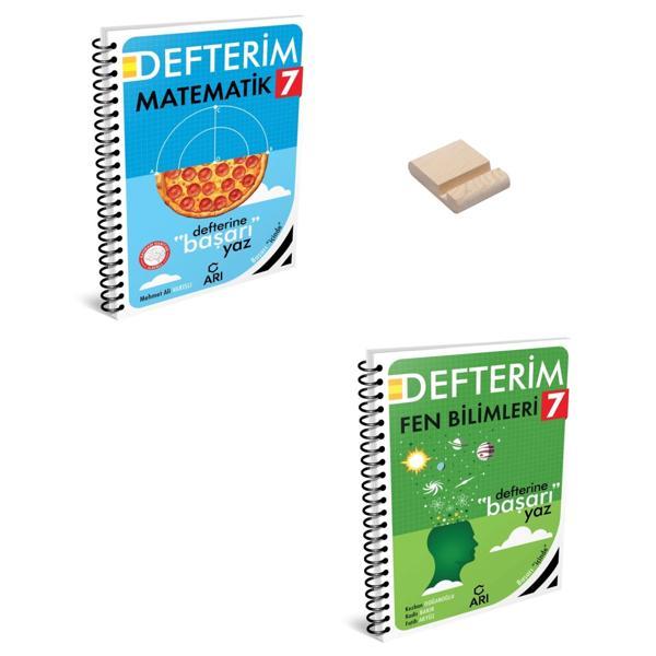 7. Sınıf Defterim Matematik ve Fen Bilimleri + Telefon Standı - Arı Yayıncılık - Image 1