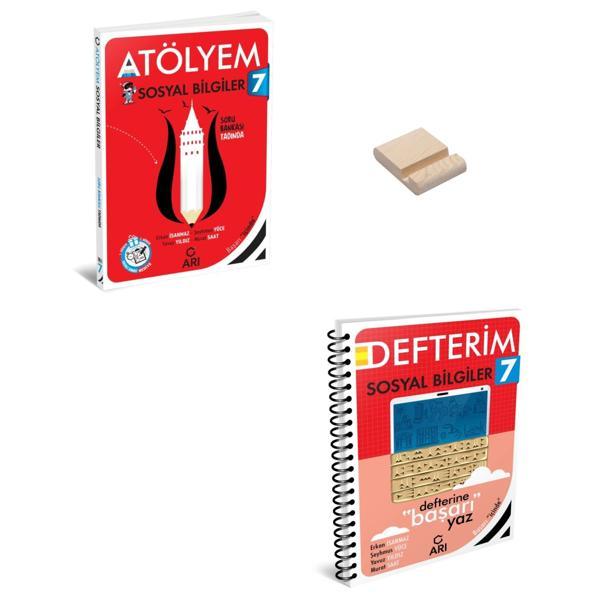 7. Sınıf Sosyal Bilgiler Atölyem ve Defterim + Telefon Standı - Arı Yayıncılık - Image 1