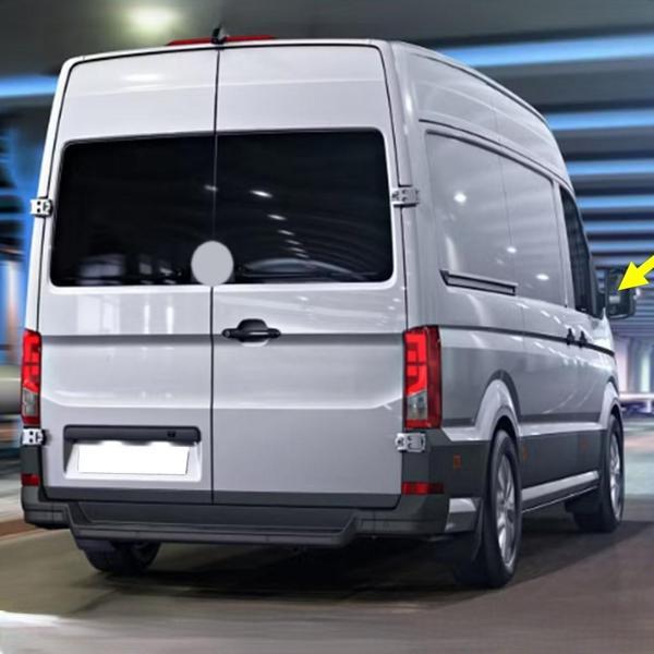 VW Crafter 2017-2025 Sağ Üst Dikiz Ayna Camı Elektrikli 7C0857522F - Image 1