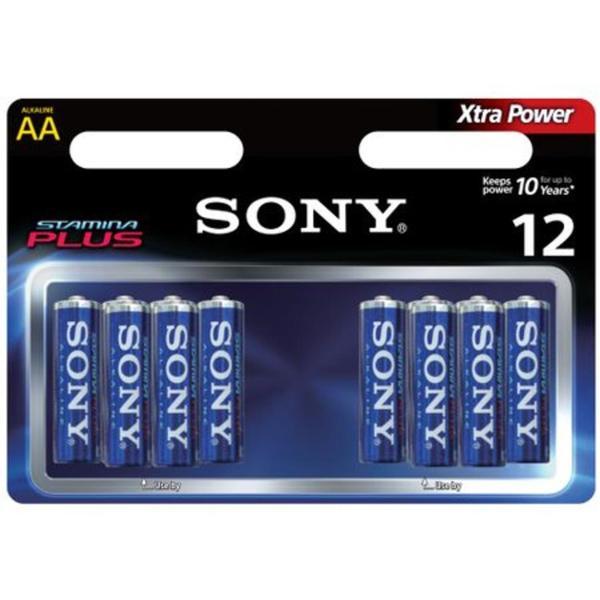 Sony Alkalin 12 AA Kalem Pil 12 Adet Stamina Plus Pil - Image 1