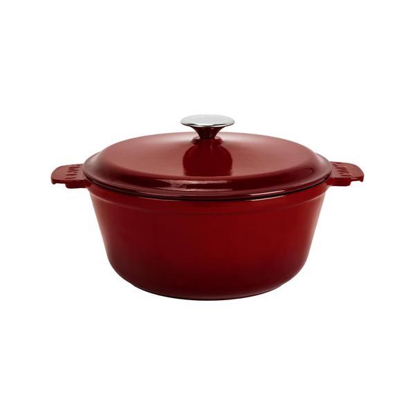 Yuvarlak Tencere Döküm Demir Yekpare Kulplu. Çap(Ø)26cm. - Image 1