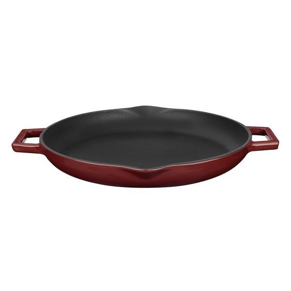 Yuvarlak Kızartma Tavası Döküm Demir Yekpare Çift Kulplu Çap(Ø)26cm. - Image 1
