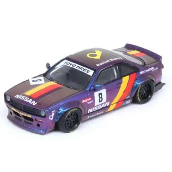 Nessiworld Inno 1/64 Nissan Silvia S14 Boss ROCKET BUNNY Purple - Image 1