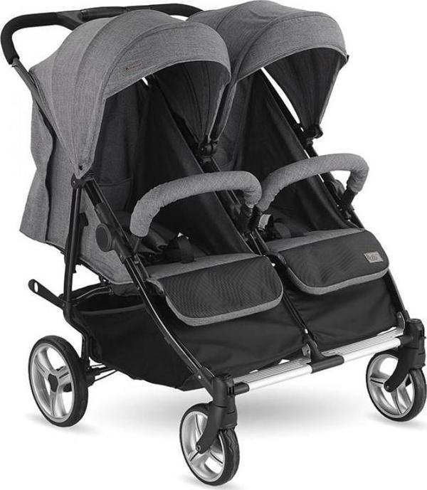 Bh-3077 Cıty Twın İkiz Puset Bebek Arabası - Image 1