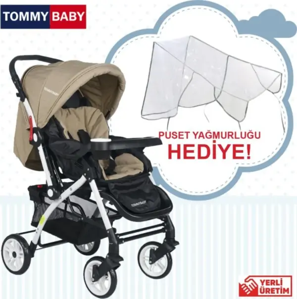 Tommybaby Eagle Alüminyum Lüx Çift Yön Bebek Arabası - Image 1