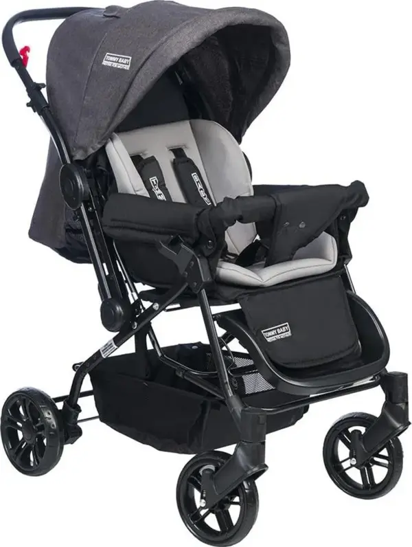 Tommybaby Elegant Çift Yönlü Bebek Arabası Puset - Image 1