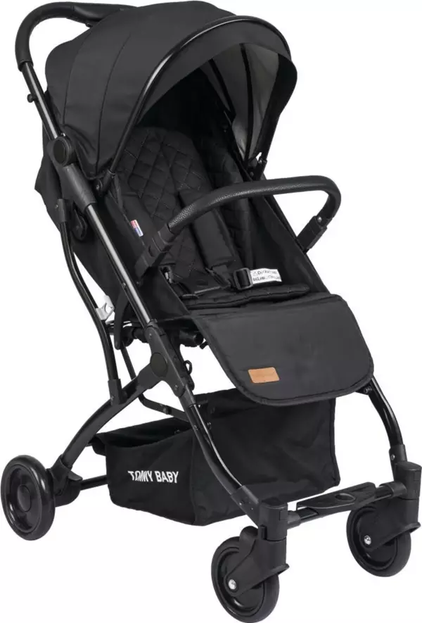 TommyBaby Golf Kabin Bebek Arabası Black Kabin Boy - Image 1