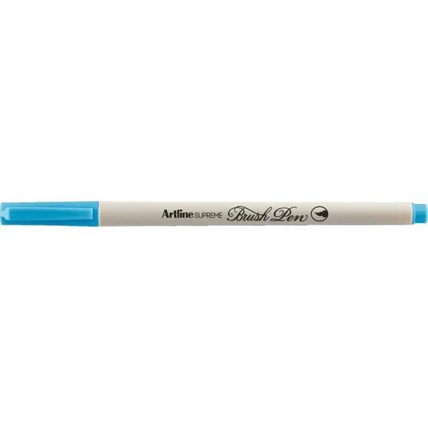 Artline Supreme İnce Fırça Uçlu Markör Kalem Açık Mavi Lv-A-Epfs-F L.Blue LV-A-EPFS-F (12 Li Paket) - Image 1