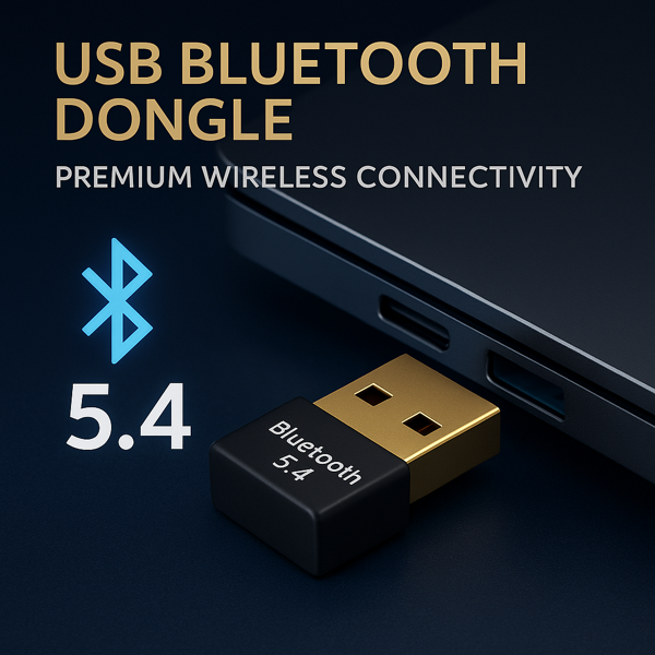 USB Bluetooth Dongle Pc Laptop Kablosuz Bluetooth 5.4 Adaptör V5.4 Bluetooth Aparatı - Image 1