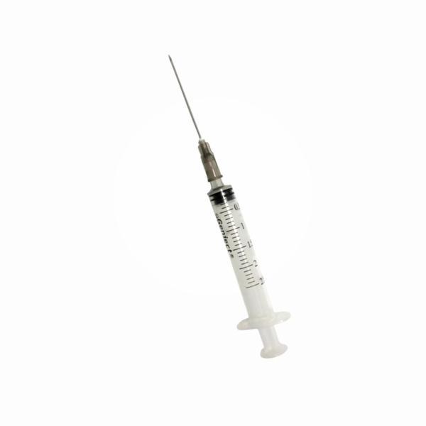 Genject 2,5ml 3 Parça (Contalı) (22G / 38mm) Uzun Siyah Uçlu - 250'li Kutu - Image 1