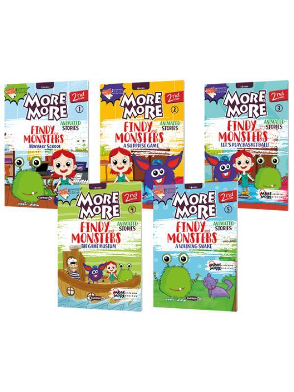 More & More Yayınları 2. Sınıf English Hikaye Seti Kutulu (5 Kitap) - Image 1