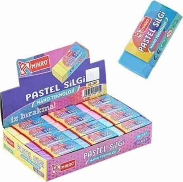 Mikro 2B-24Trp Pastel Soft Silgi 1 Adet - Image 1