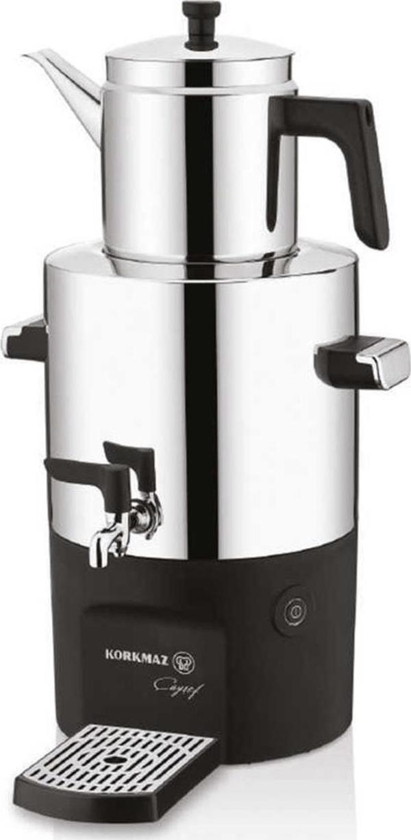 Korkmaz Çayşef Inox/Parlak Semaver - Image 1