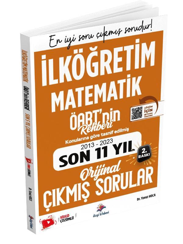 Dizgi Kitap ÖABT nin Rehberi İlköğretim Matematik Öğretmenliği Son 11 Yıl Çıkmış Soru Video Çözüm - Yönerge Yayınları - Image 1