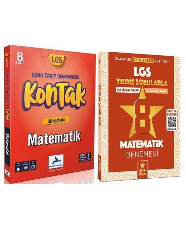 Paraf 8. Sınıf LGS Matematik Kontak Deneme ve Yıldız Sorularla LGS Matematik 8 Deneme - PRF Paraf Yayınları - Image 1