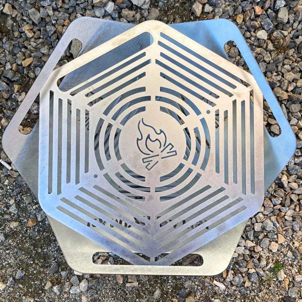 Kamp Ayısı® CampyTri Grill Max™: Katlanabilir Izgara Mangal - 2mm Galvaniz Çelik, Taşıma Çantalı Özel Tasarım  - Image 1