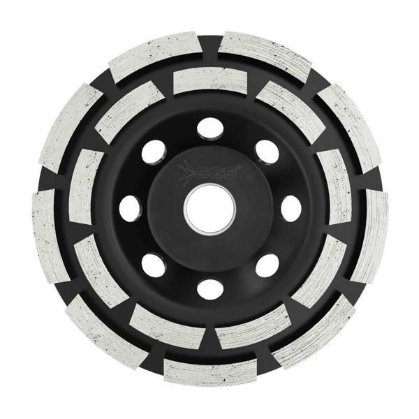 Sgs Çift Sıra Elmas Beton Taşlama Diski 125mm - Image 1