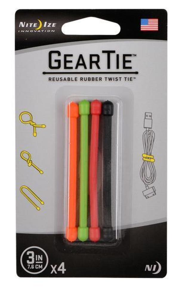 Nite Ize Gear Tie Kablo Düzenleyici 7.6cm 4lü Paket  - Image 1